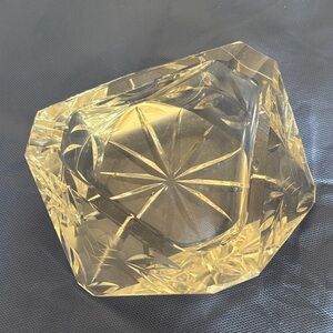 Elegant Crystal Cut Glass Bowl
